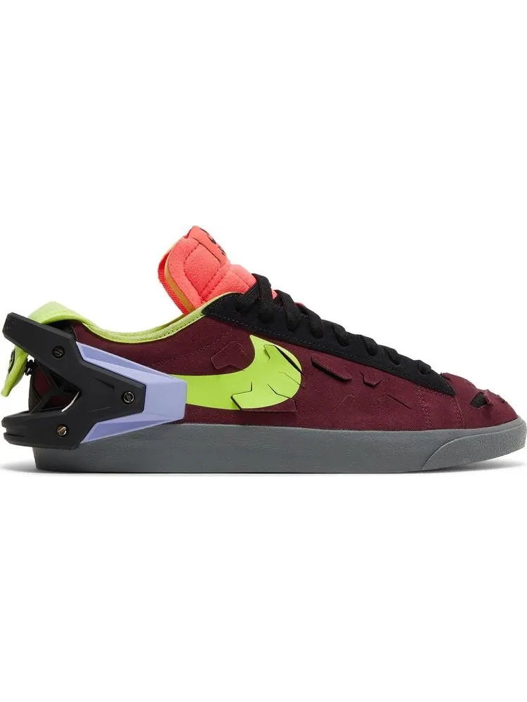 Кроссовки Nike x ACRONYM Blazer Low «Night Maroon» — изображение 1 из 8, красный