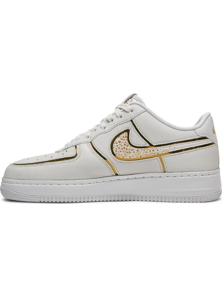 Кроссовки Nike Air Force 1 Low CR7 By You — изображение 3 из 8, золотистый