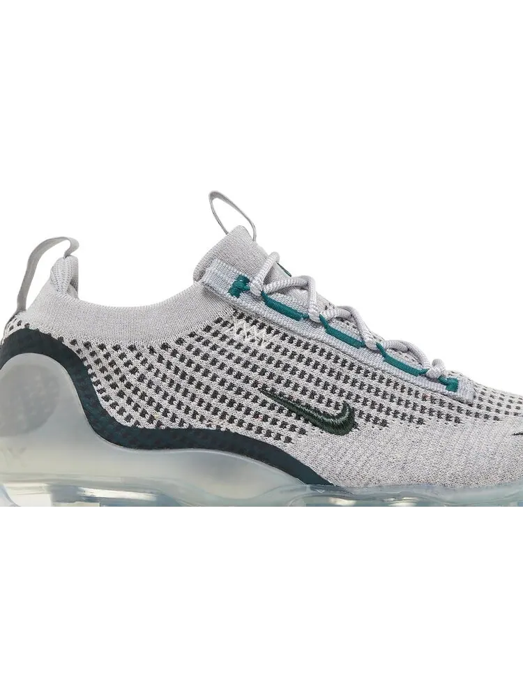 Кроссовки Nike Air VaporMax 2021 Flyknit SE 'Phantom Teal' — изображение 2 из 8, серый