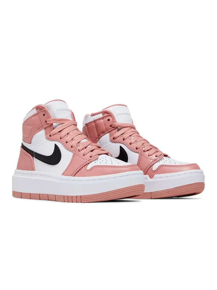 Кроссовки Air Jordan Wmns Air Jordan 1 Elevate High 'Red Stardust' — изображение 9 из 9, красный/черный/белый