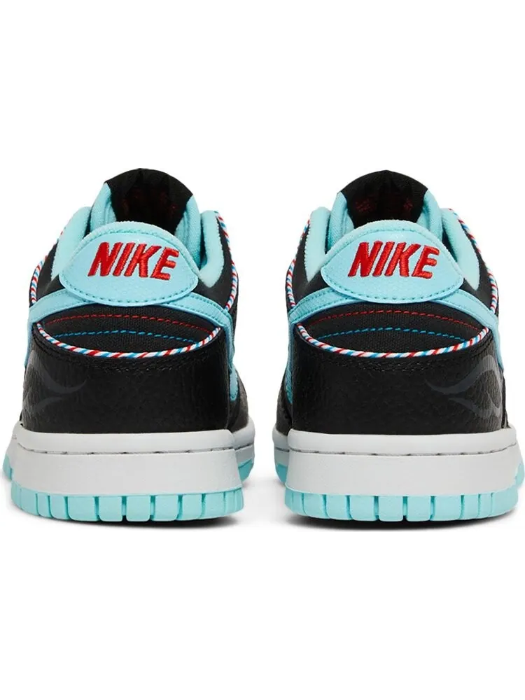 Кроссовки Nike Dunk Low SE GS 'Barber Shop - Black' — изображение 6 из 8, черный