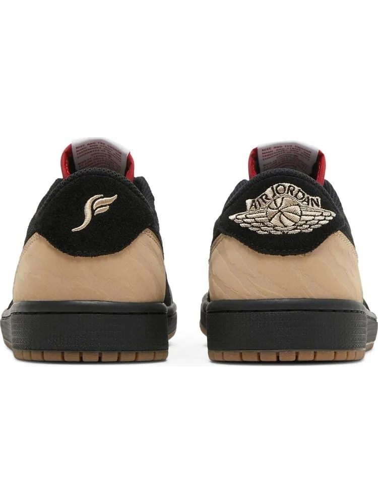 Кроссовки SoleFly x Air Jordan 1 Low Retro OG SP Everglades — изображение 6 из 8, черный