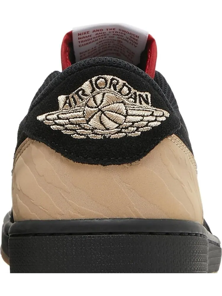 Кроссовки SoleFly x Air Jordan 1 Low Retro OG SP Everglades — изображение 7 из 8, черный