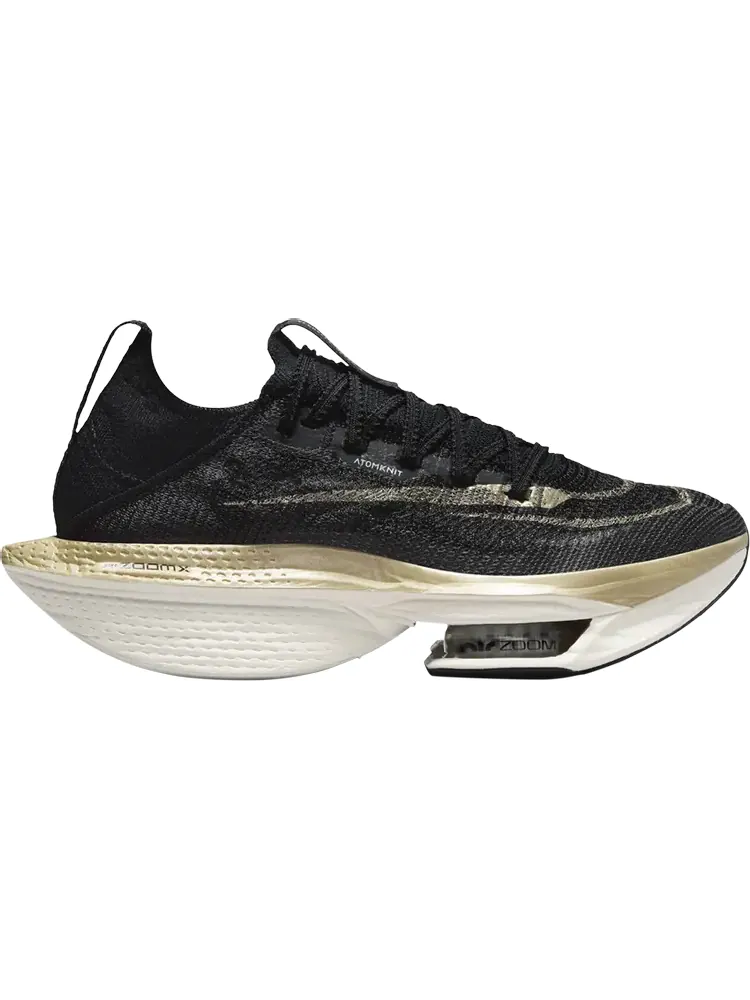 Кроссовки Wmns Air Zoom Alphafly NEXT% 2 'Black Metallic Gold Grain' — изображение 1 из 1, черный