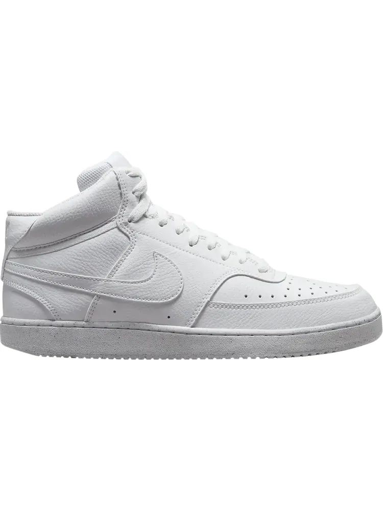 Кроссовки Nike Court Vision Mid Next Nature 'Triple White' — изображение 1 из 1, белый
