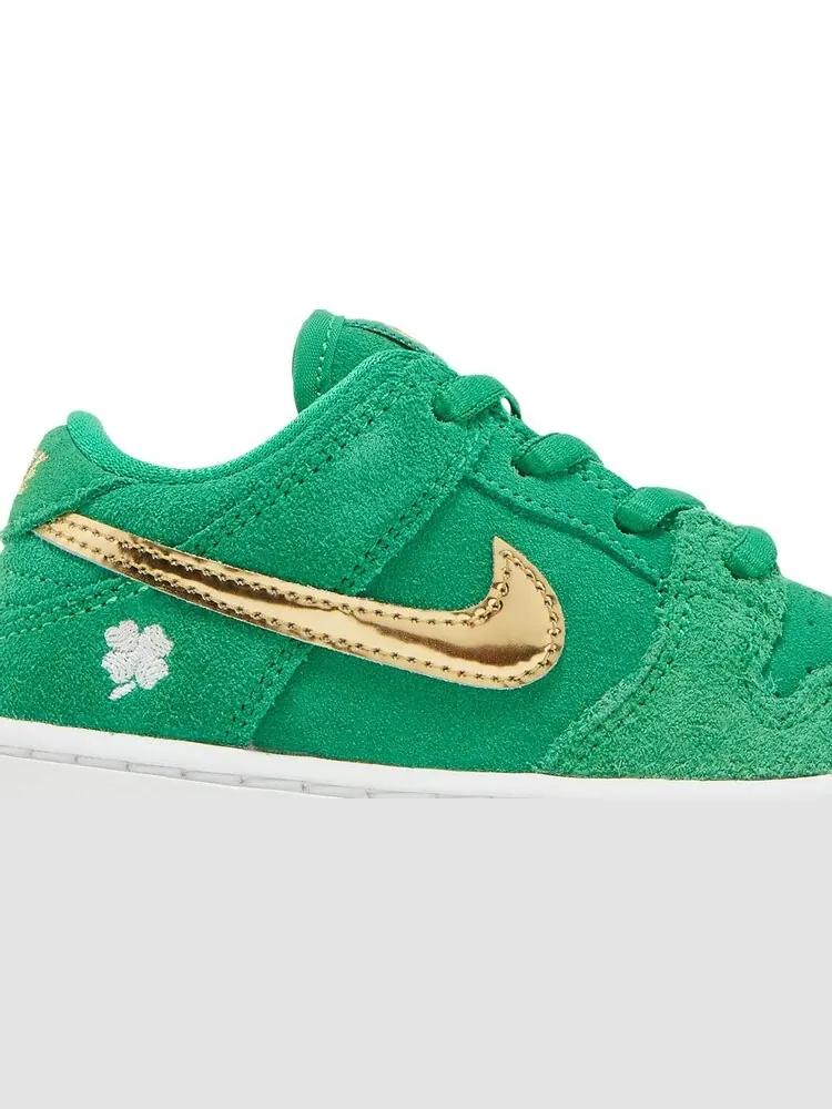 Кроссовки Nike Dunk Low SB TD 'St. Patrick’s Day' — изображение 2 из 8, зеленый