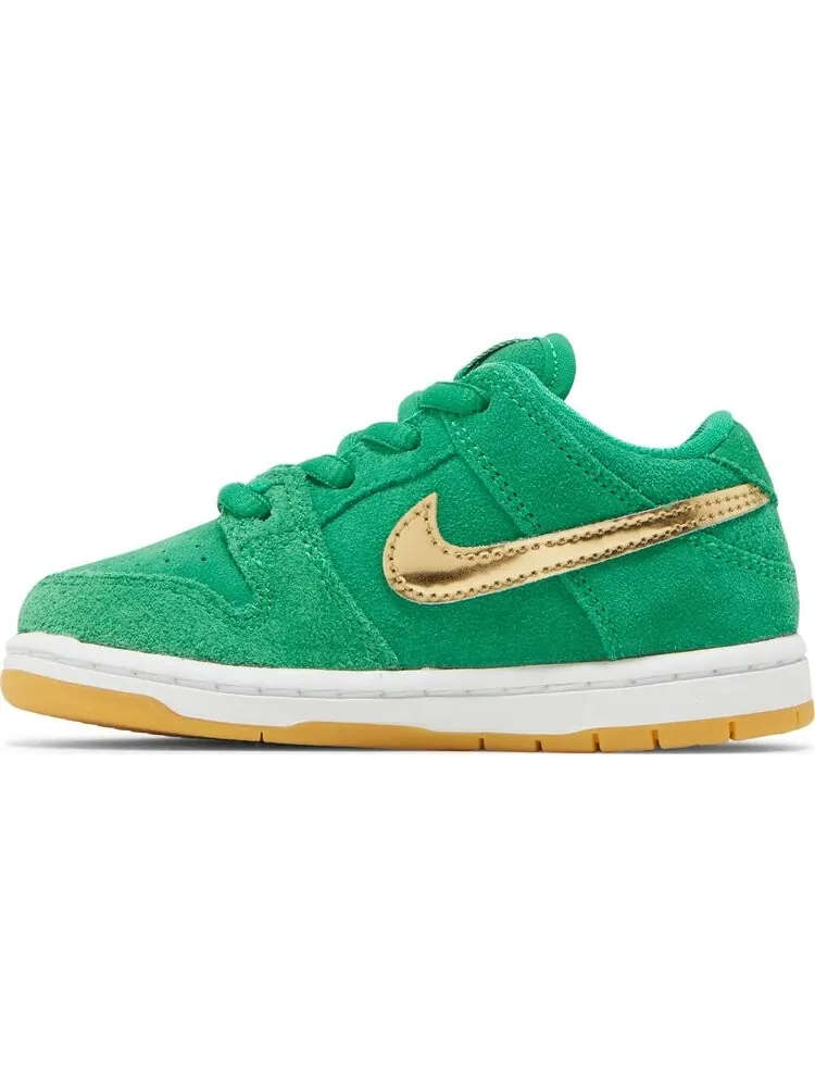 Кроссовки Nike Dunk Low SB TD 'St. Patrick’s Day' — изображение 3 из 8, зеленый