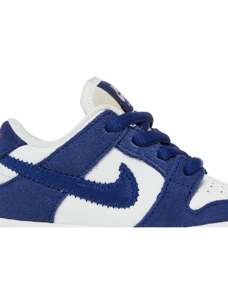 Кроссовки Nike Dunk Low SB TD 'Los Angeles Dodgers' — изображение 2 из 8, синий