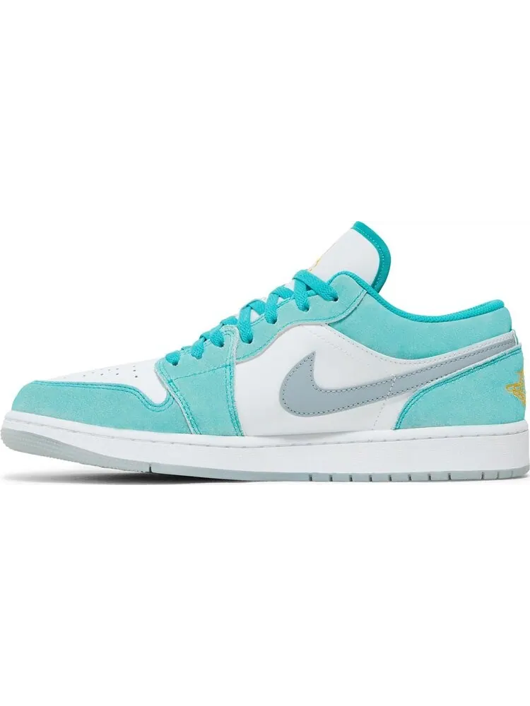 Кроссовки Air Jordan 1 Low New Emerald — изображение 3 из 8, зеленый