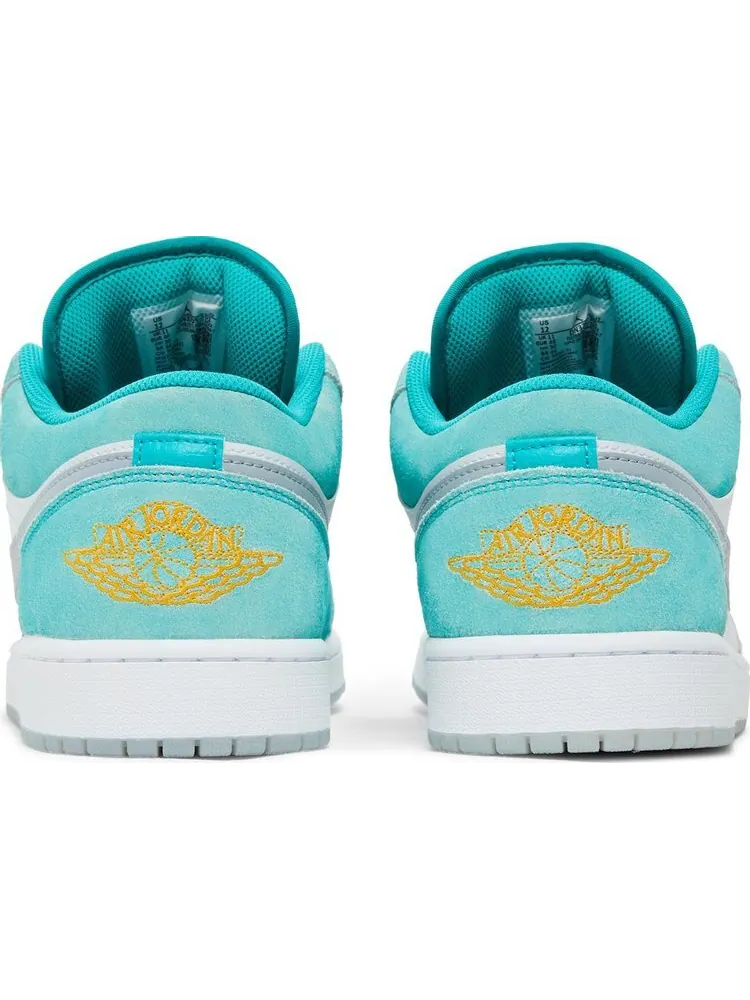 Кроссовки Air Jordan 1 Low New Emerald — изображение 6 из 8, зеленый