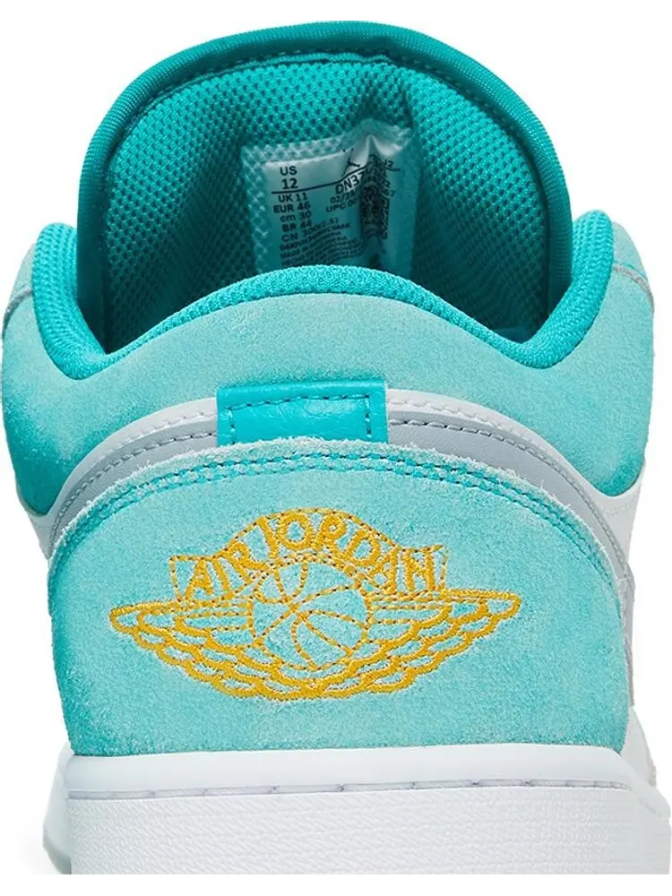 Кроссовки Air Jordan 1 Low New Emerald — изображение 7 из 8, зеленый