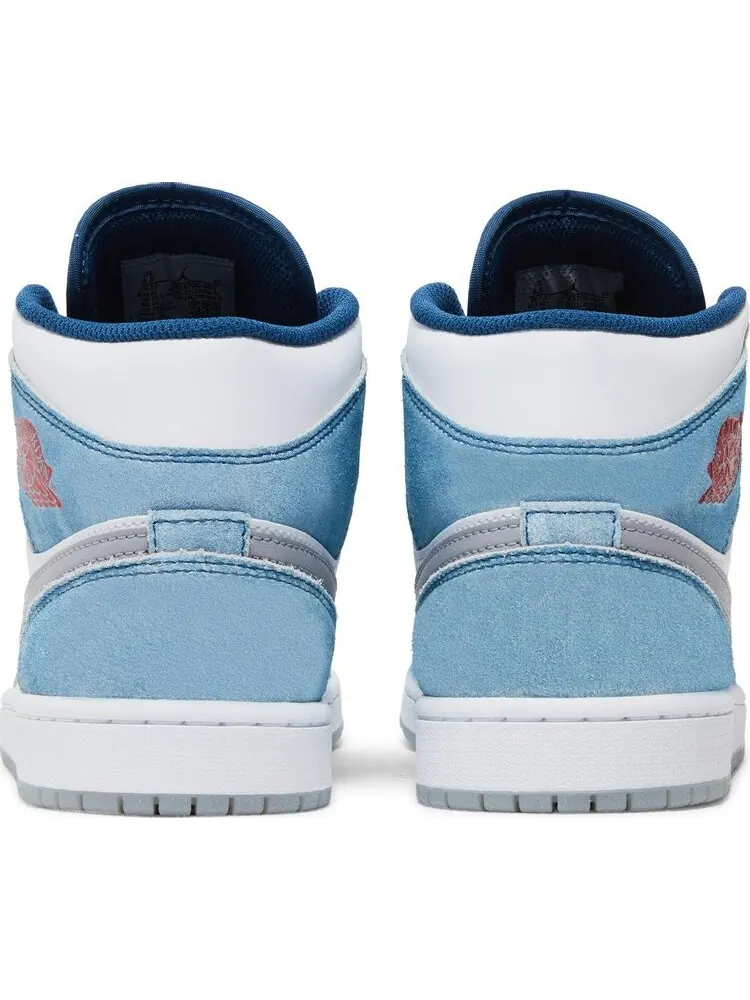 Кроссовки Air Jordan 1 Mid SE French Blue — изображение 6 из 8, синий