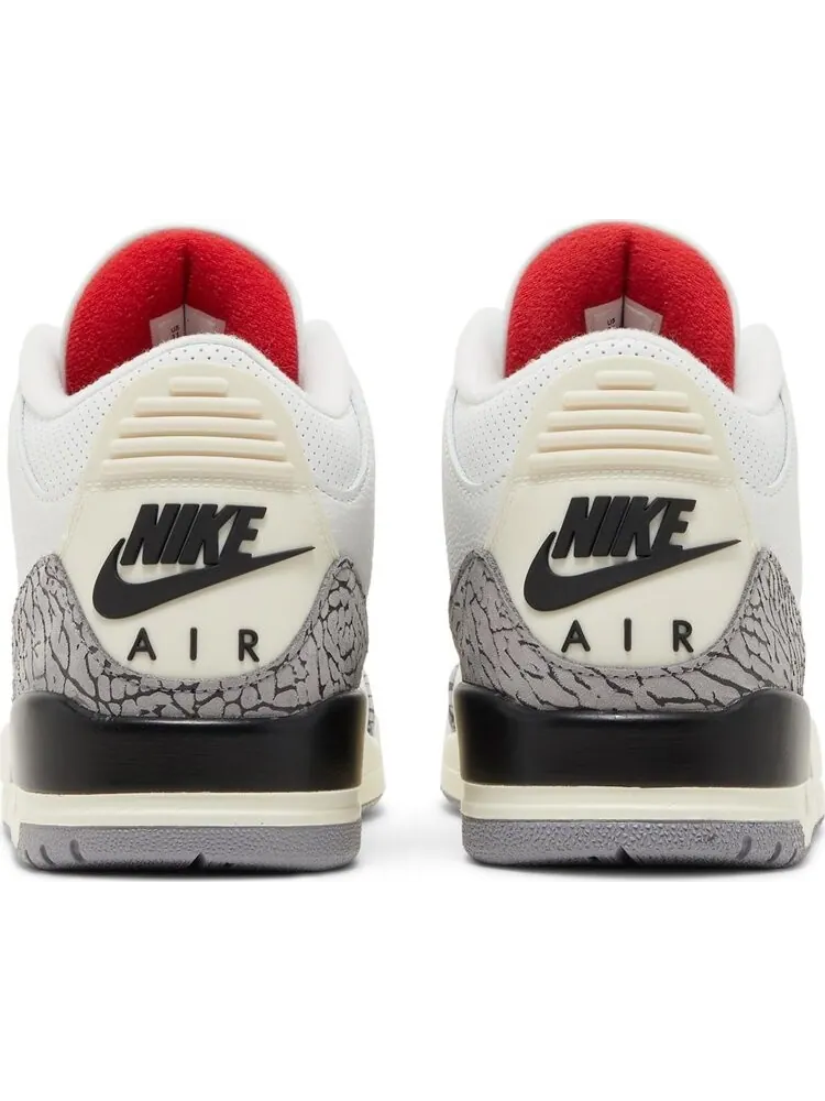 Кроссовки Air Jordan 3 Retro White Cement Reimagined — изображение 6 из 9, белый
