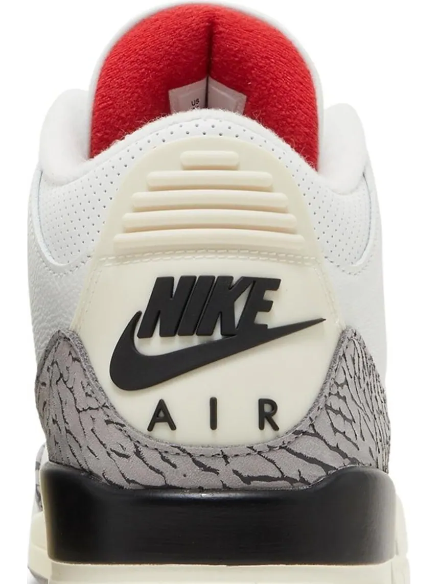 Кроссовки Air Jordan 3 Retro White Cement Reimagined — изображение 7 из 9, белый