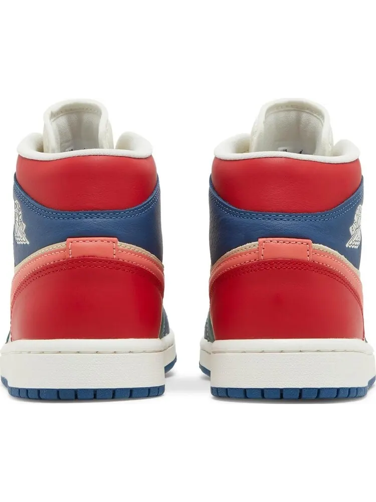 Кроссовки Wmns Air Jordan 1 Mid SE Multi-Color — изображение 6 из 9, мульти