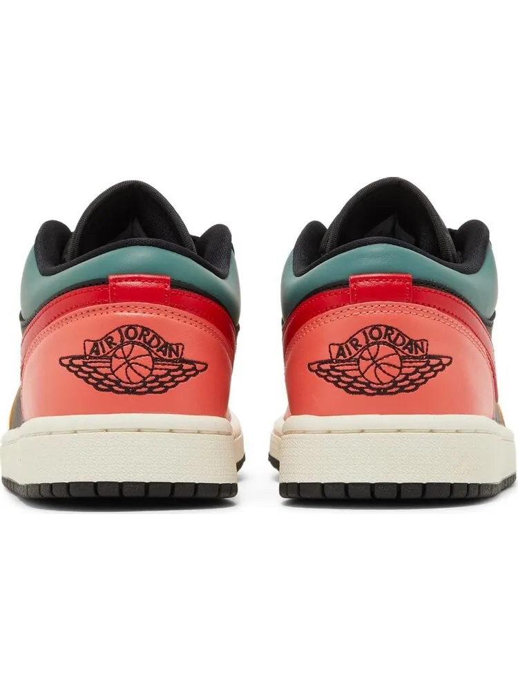Кроссовки Wmns Air Jordan 1 Low SE Black Multi-Color — изображение 6 из 8, черный