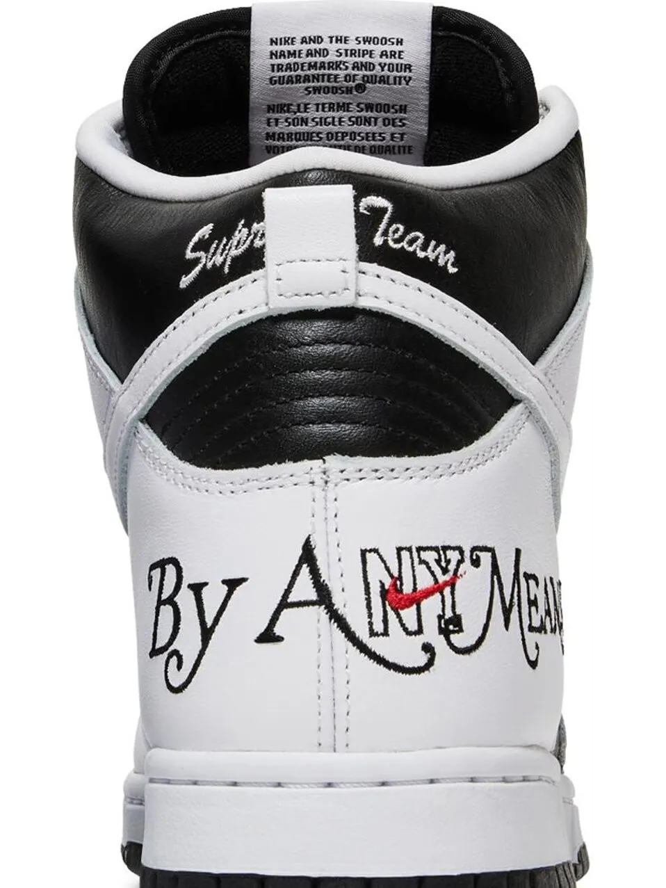 Кроссовки Nike Supreme x Dunk High SB 'By Any Means - Stormtrooper' — изображение 7 из 10, белый