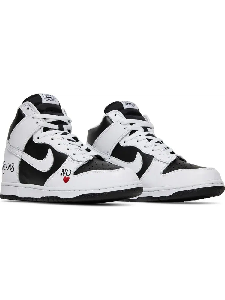 Кроссовки Nike Supreme x Dunk High SB 'By Any Means - Stormtrooper' — изображение 8 из 10, белый
