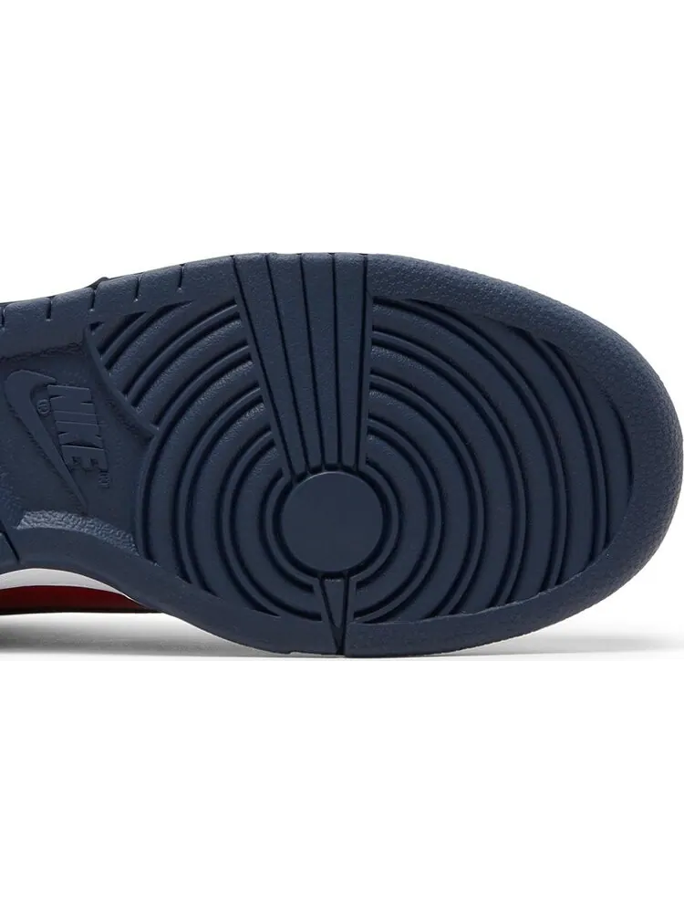 Кроссовки Nike Supreme x Dunk High SB 'By Any Means - Red Navy' — изображение 5 из 8, красный