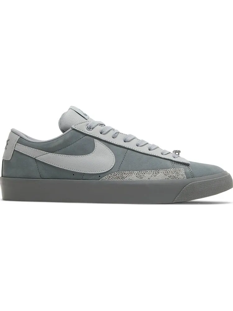 Кроссовки Nike Forty Percent Against Rights x Blazer Low SB 'Cool Grey' — изображение 1 из 8, серый