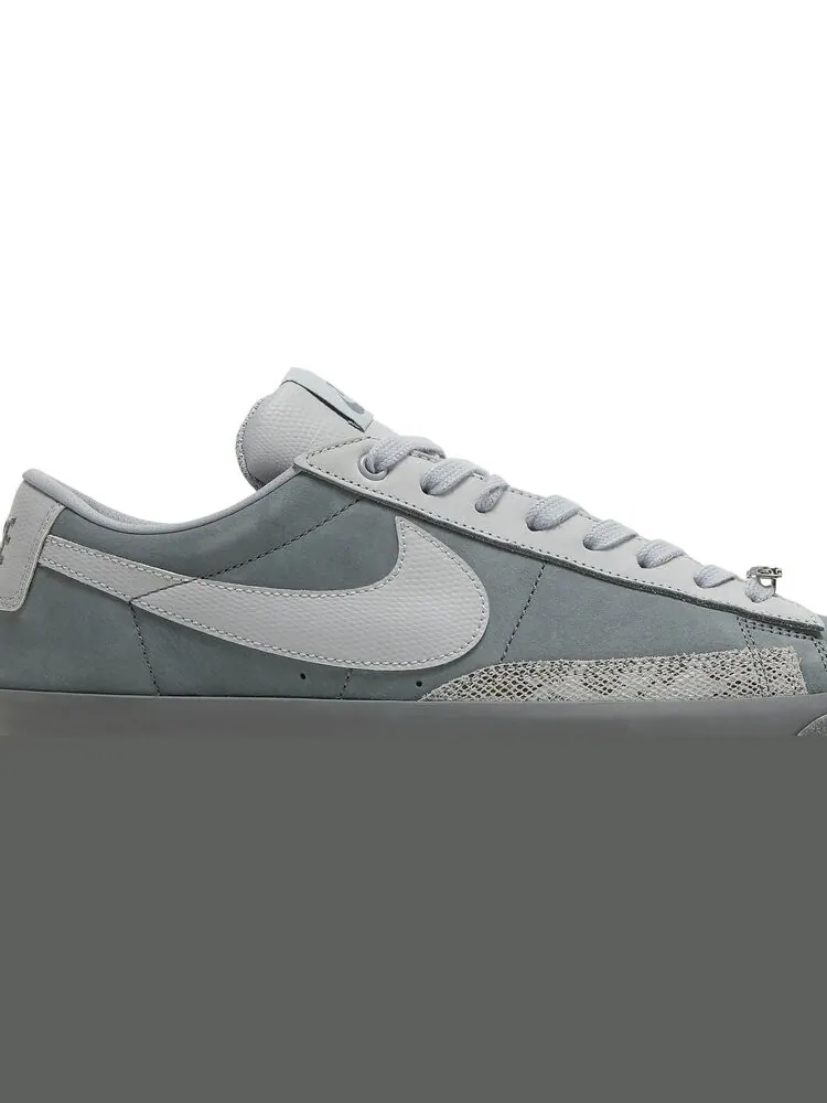 Кроссовки Nike Forty Percent Against Rights x Blazer Low SB 'Cool Grey' — изображение 2 из 8, серый