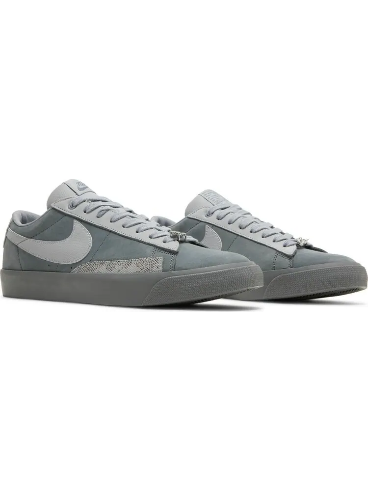 Кроссовки Nike Forty Percent Against Rights x Blazer Low SB 'Cool Grey' — изображение 8 из 8, серый