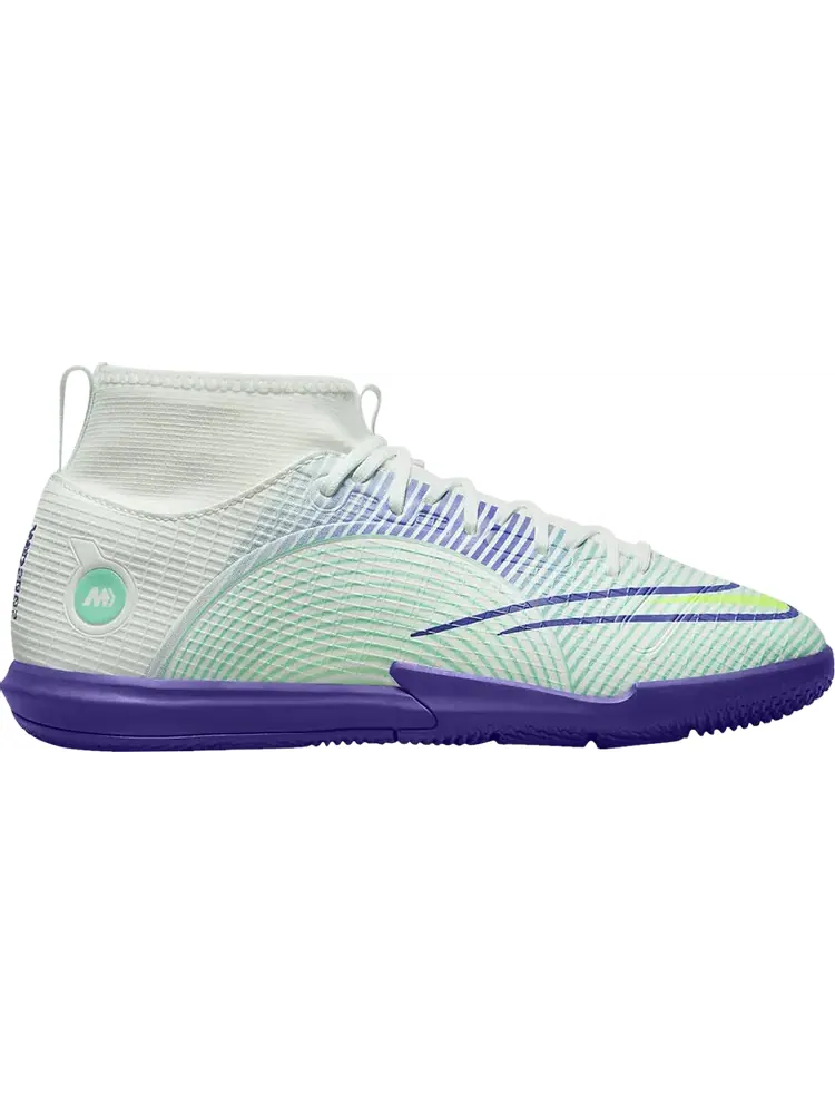 Кроссовки Nike Mercurial Superfly 8 Academy IC GS 'Dream Speed - Barely Green Electro Purple' — изображение 1 из 1, зеленый