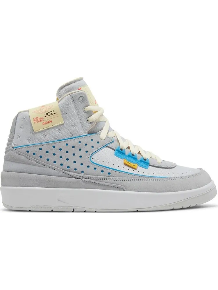 Кроссовки Union LA x Air Jordan 2 Retro SP Grey Fog — изображение 1 из 10, серый