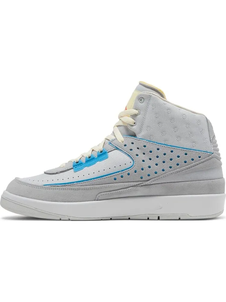 Кроссовки Union LA x Air Jordan 2 Retro SP Grey Fog — изображение 3 из 10, серый