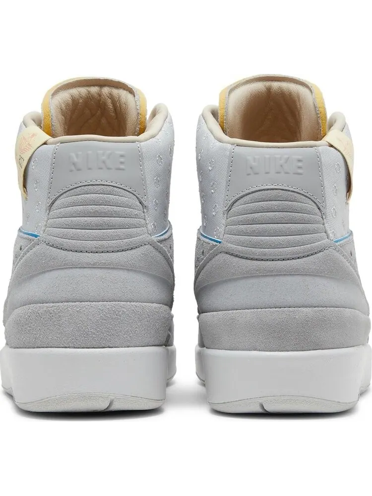 Кроссовки Union LA x Air Jordan 2 Retro SP Grey Fog — изображение 6 из 10, серый