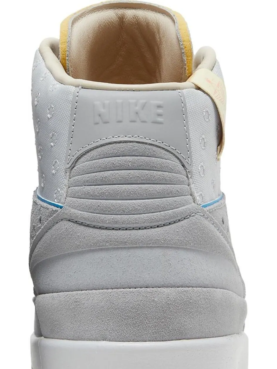 Кроссовки Union LA x Air Jordan 2 Retro SP Grey Fog — изображение 7 из 10, серый