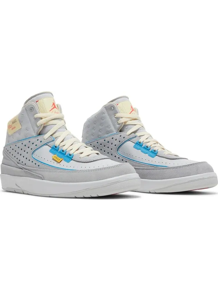 Кроссовки Union LA x Air Jordan 2 Retro SP Grey Fog — изображение 8 из 10, серый