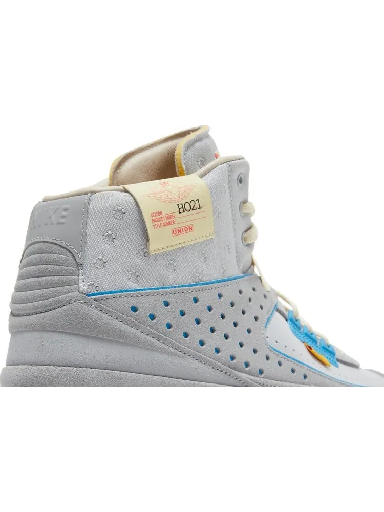 Кроссовки Union LA x Air Jordan 2 Retro SP Grey Fog — изображение 10 из 10, серый