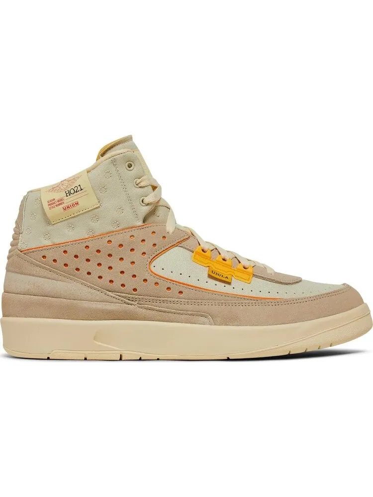 Кроссовки Union LA x Air Jordan 2 Retro SP Rattan — изображение 1 из 10, бежевый