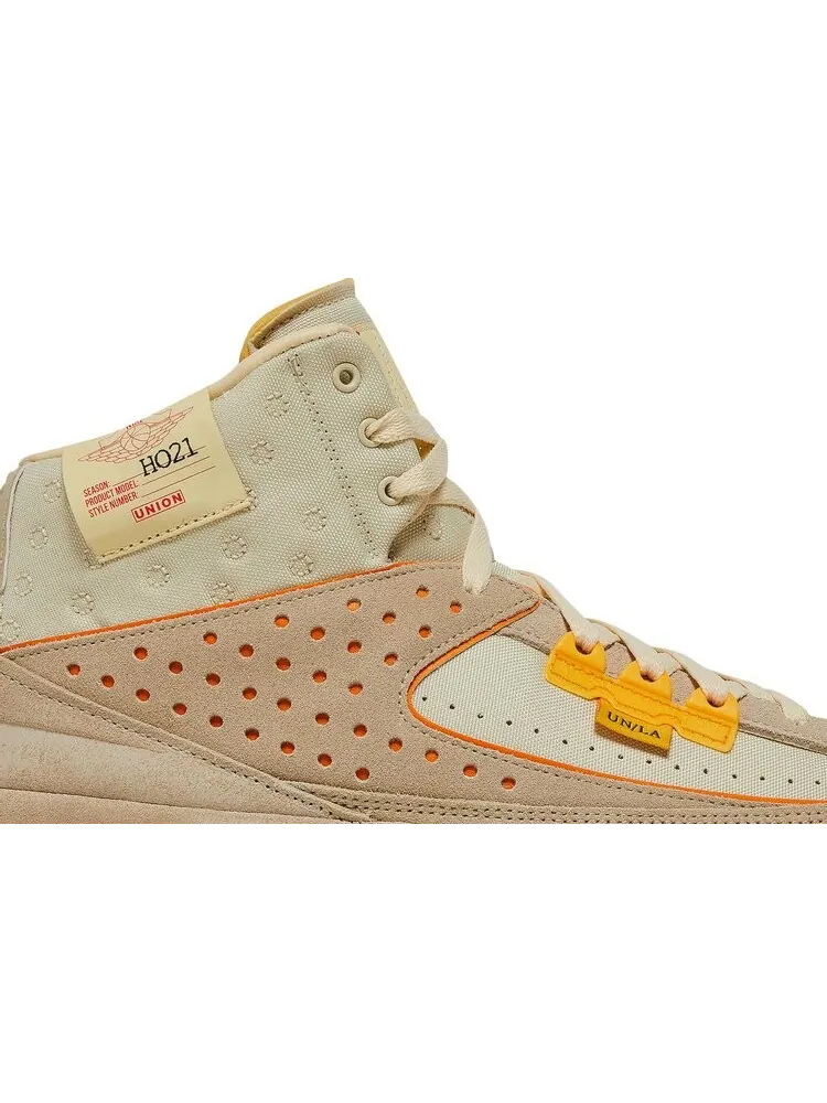 Кроссовки Union LA x Air Jordan 2 Retro SP Rattan — изображение 2 из 10, бежевый