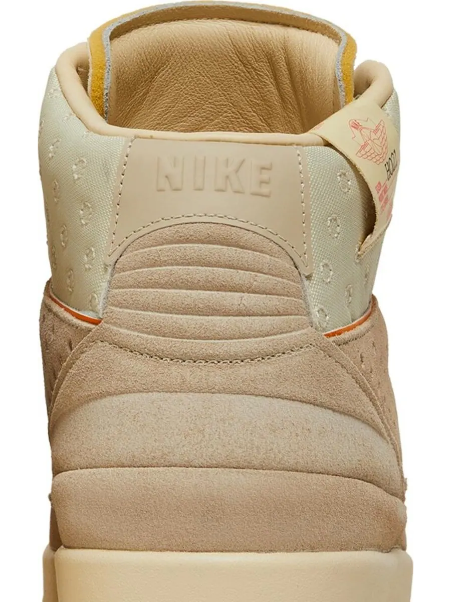 Кроссовки Union LA x Air Jordan 2 Retro SP Rattan — изображение 7 из 10, бежевый