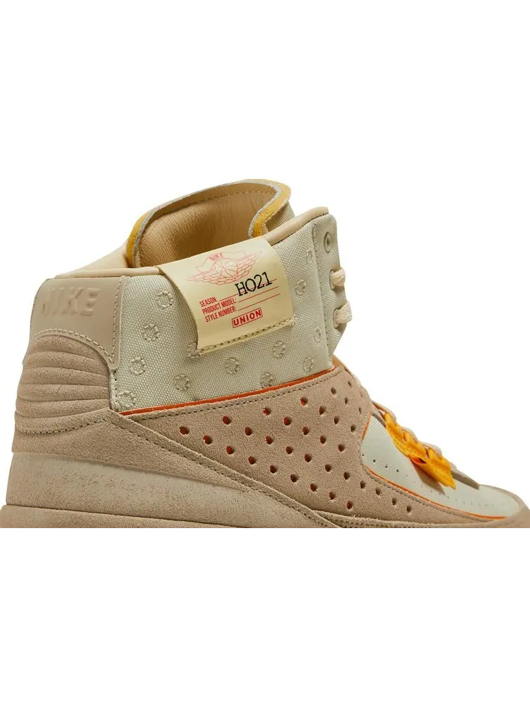 Кроссовки Union LA x Air Jordan 2 Retro SP Rattan — изображение 9 из 10, бежевый