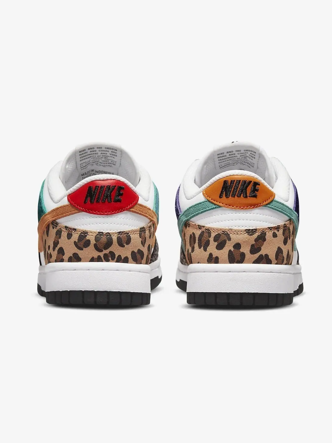Кроссовки Nike Wmns Dunk Low SE 'Safari Mix' — изображение 5 из 11, белый