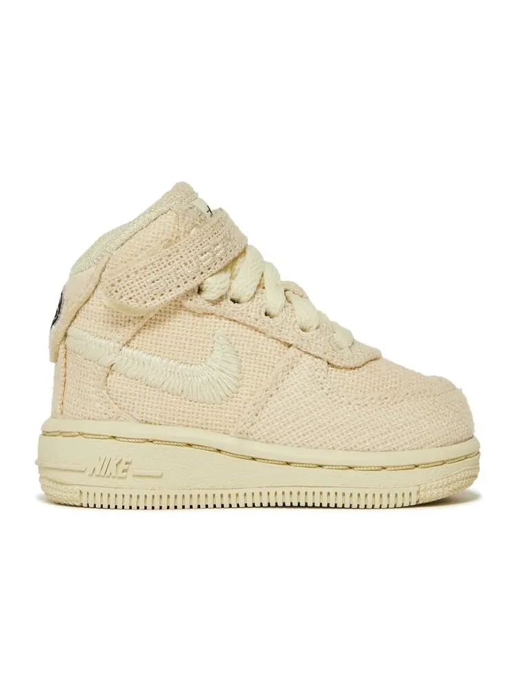 Кроссовки Nike Stussy x Air Force 1 Mid TD — изображение 1 из 4, бежевый