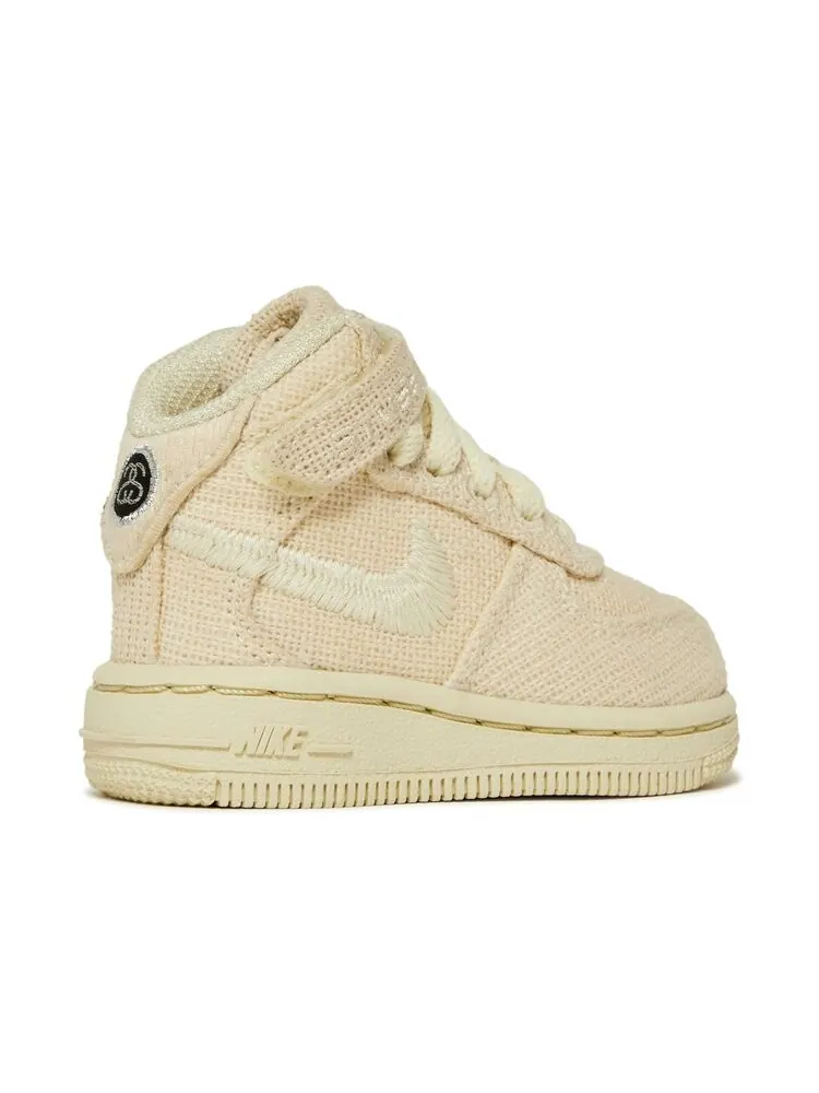 Кроссовки Nike Stussy x Air Force 1 Mid TD — изображение 3 из 4, бежевый