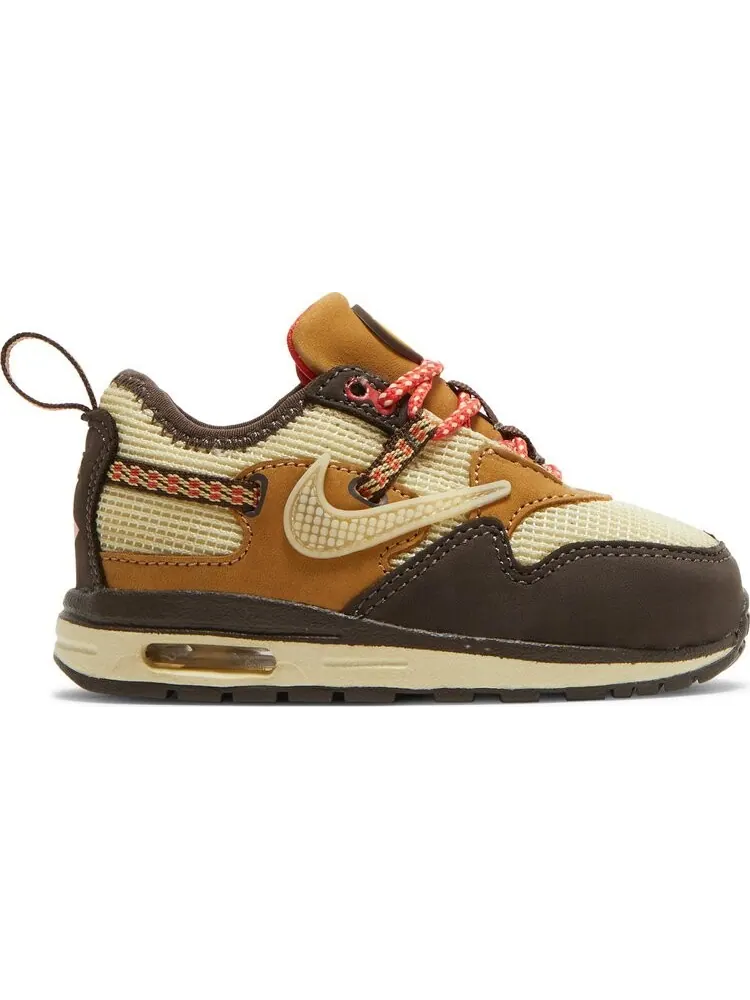 Кроссовки Nike Travis Scott x Air Max 1 TD 'Baroque Brown' — изображение 1 из 8, коричневый