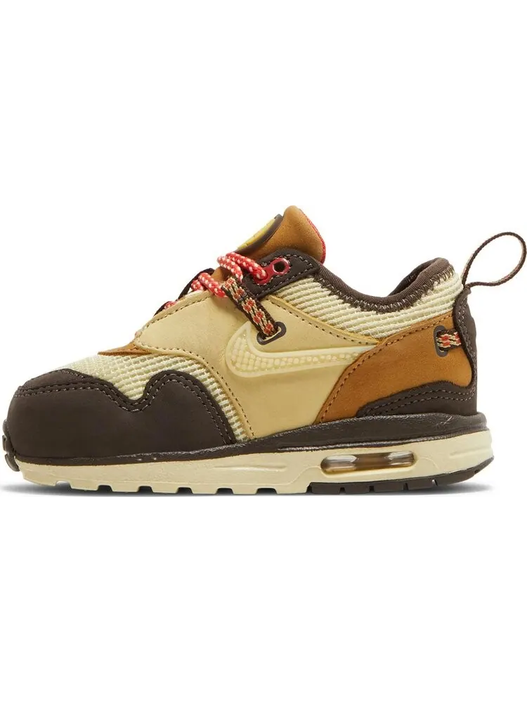 Кроссовки Nike Travis Scott x Air Max 1 TD 'Baroque Brown' — изображение 3 из 8, коричневый