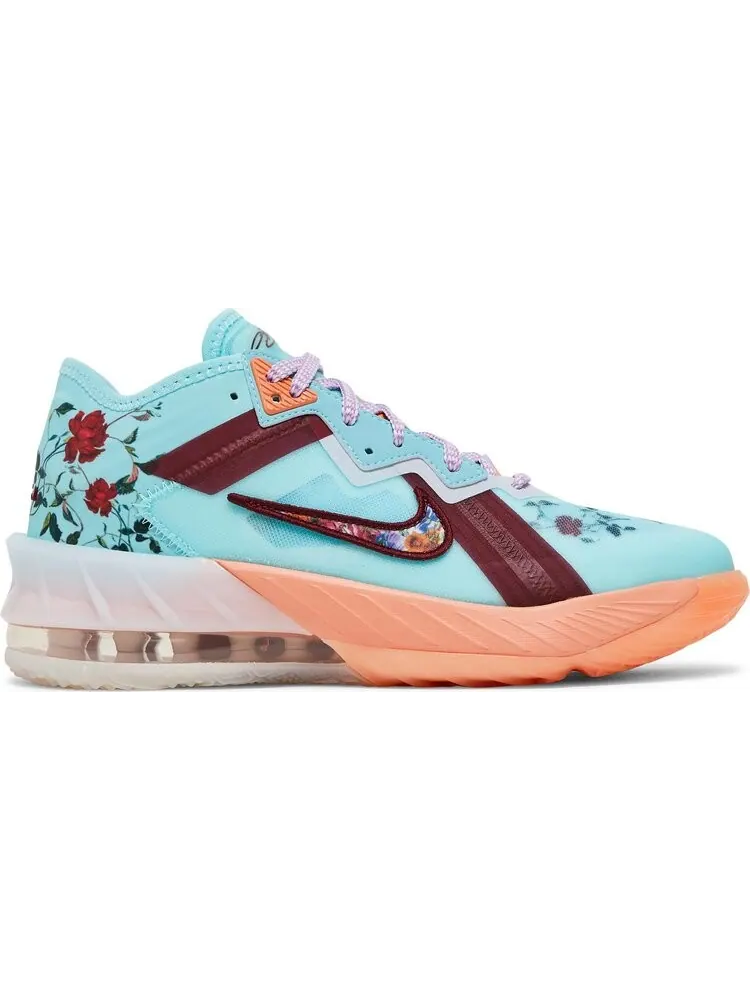Кроссовки Nike Mimi Plange x LeBron 18 Low GS 'Daughters' — изображение 1 из 8, синий