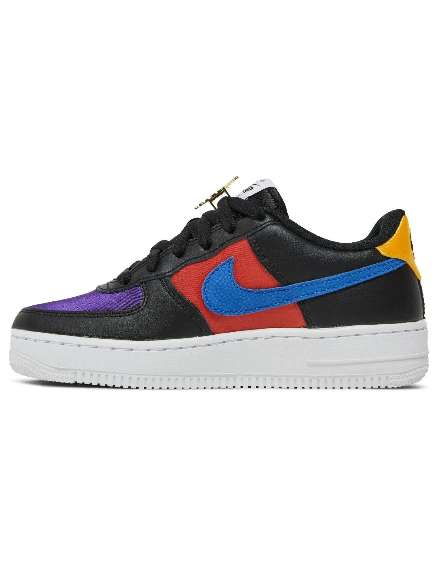 Кроссовки Nike NBA x Air Force 1 '06 LV8 EMB GS 'WNBA' — изображение 3 из 8, черный