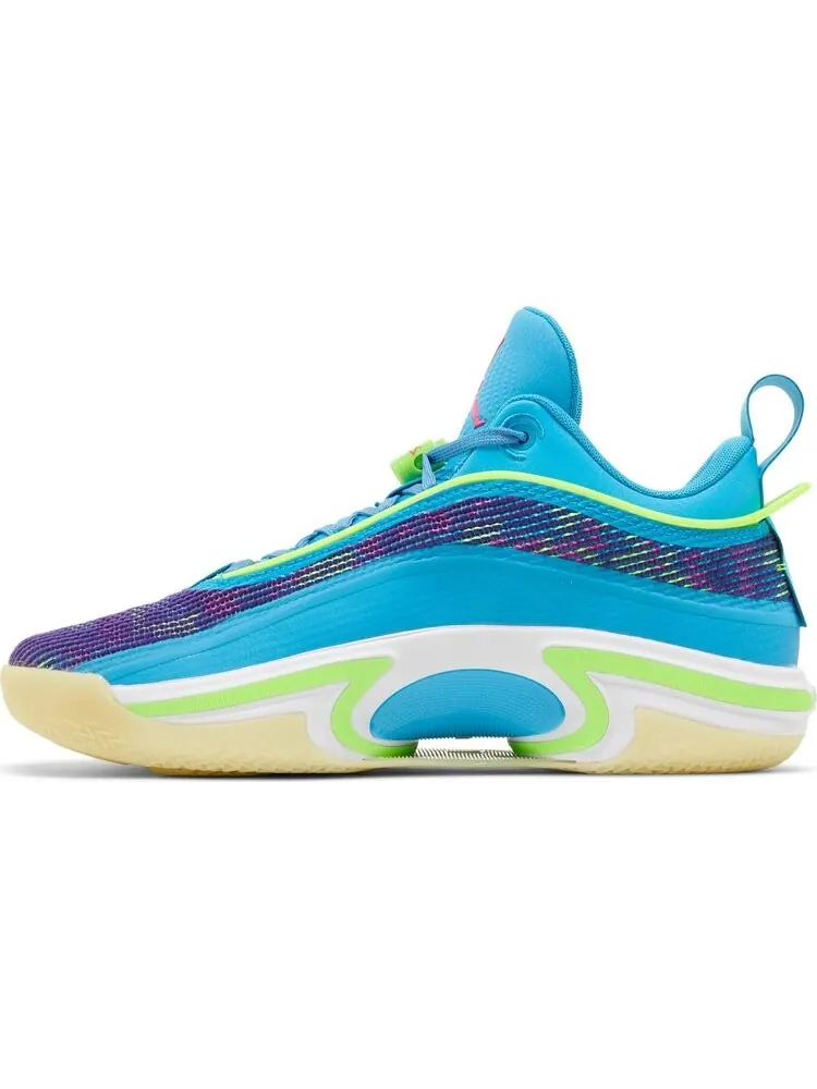 Кроссовки Luka Doncic x Air Jordan 36 Low Laser Blue — изображение 3 из 8, синий