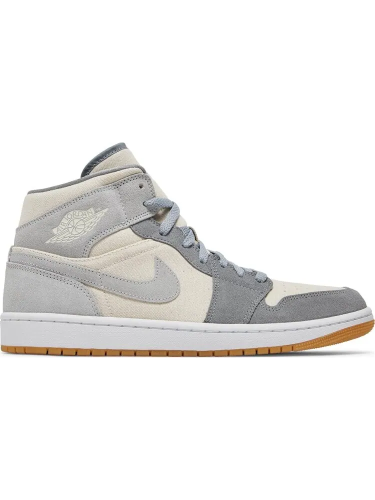 Кроссовки Air Jordan 1 Mid SE Coconut Milk Particle Grey — изображение 1 из 8, бежевый