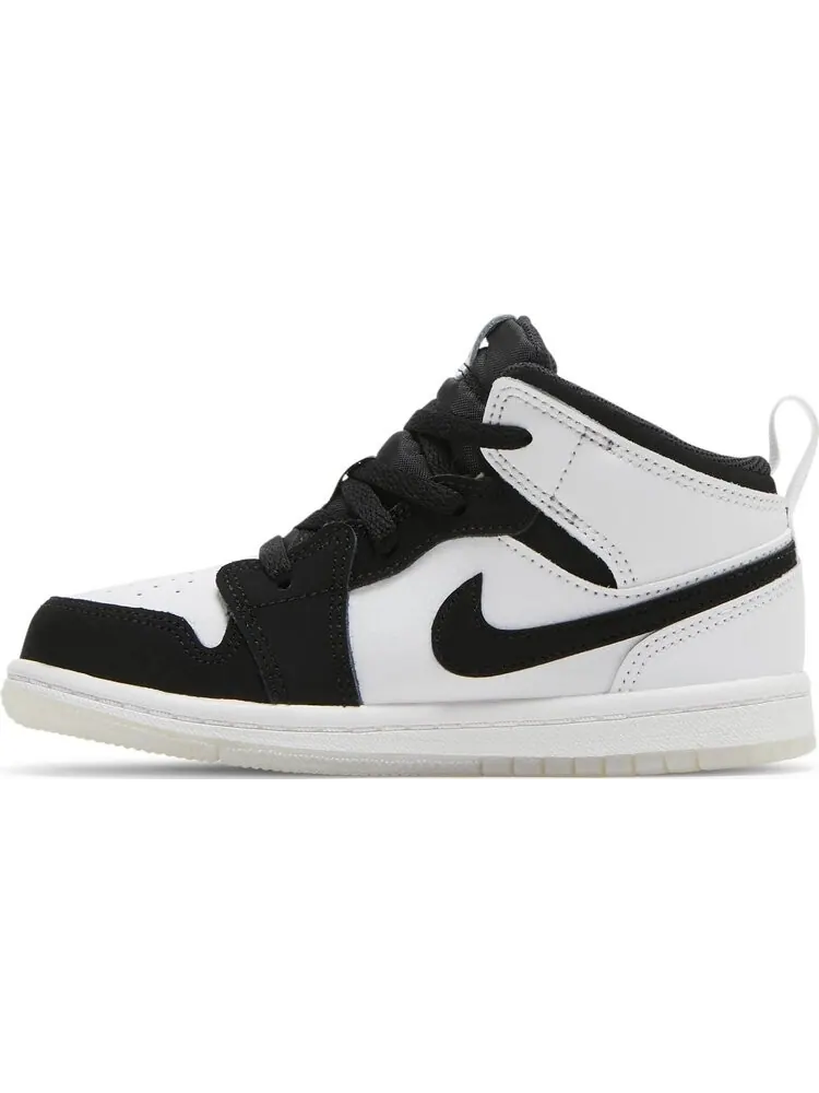 Кроссовки Air Jordan 1 Mid SE TD Diamond — изображение 3 из 8, белый