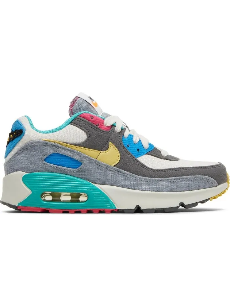 Кроссовки Nike Air Max 90 GS 'Air Sprung - Iron Grey' — изображение 1 из 8, серый