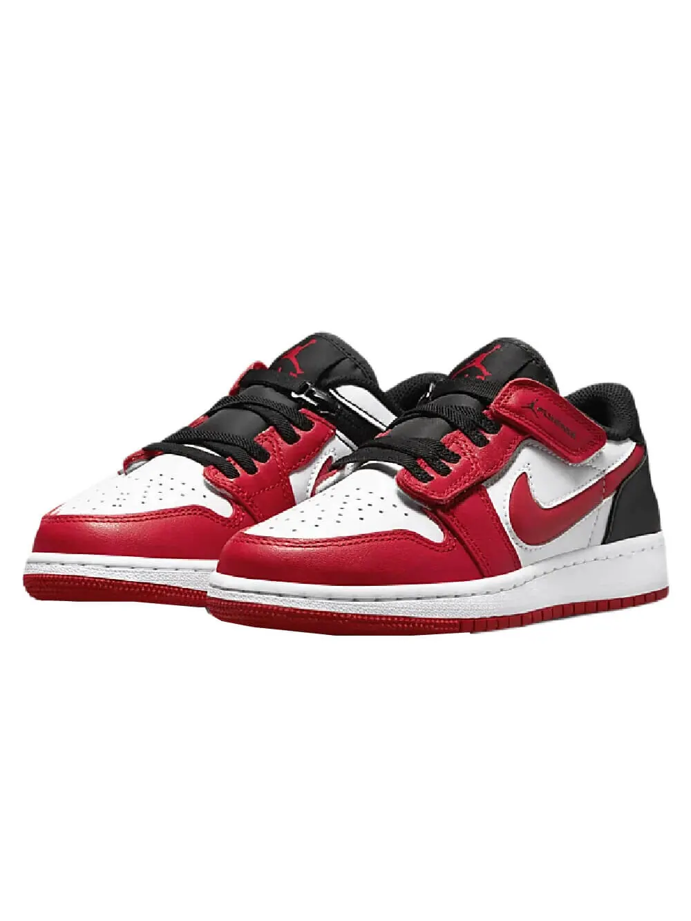 Кроссовки Nike Air Jordan 1 Low FlyEase — изображение 2 из 9, красный/черный/белый