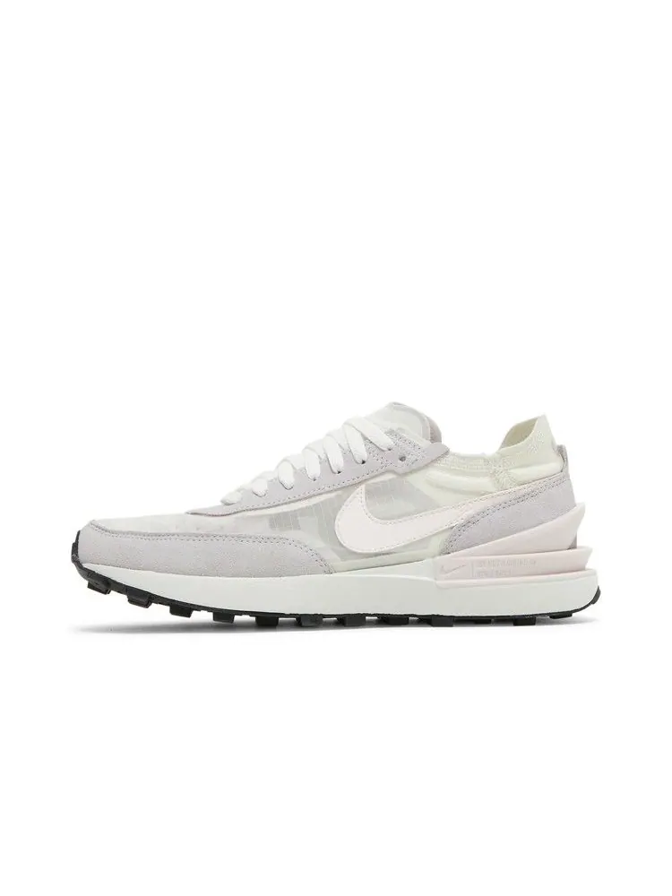 Кроссовки Nike Wmns Waffle One 'Light Soft Pink' — изображение 4 из 9, белый//светлый розовый